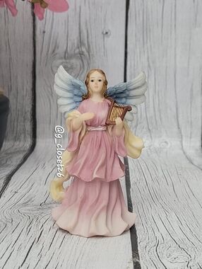Vintage Montefiore Angel Figurine with Harp